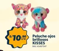 Kisses - Peluche ojos brillosos