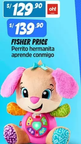 Fisher Price - Perrito hermanita aprende conmigo