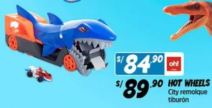 Hot Wheels - City remolque tiburón