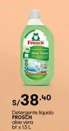 Detergente liquido aloe vera