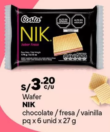 Costa - Wafer NIK