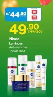 Nivea - Luminous Anti-manchas Toda la linea