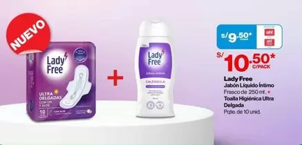 Jabón Liquido Intimo + Toalla Higiénica Ultra Delgada