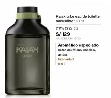 Kaiak - urbe eau de toilette masculino 100 ml