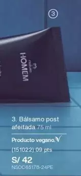 PTS - Bálsamo post afeitada