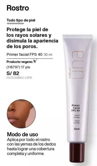 Una - Primer facial FPS 40