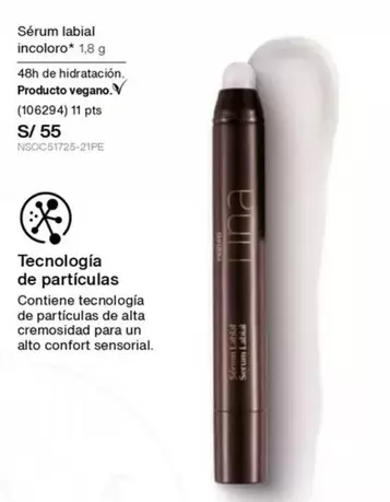 PTS - Sérum labial incoloro