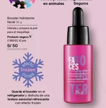 Piel - Booster hidratante facial