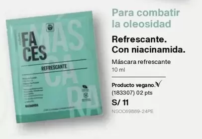 PTS - Refrescante. Con niacinamida.