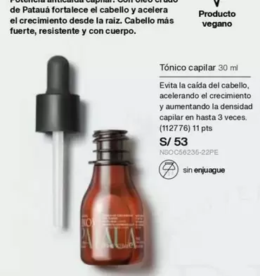PTS - Tónico capilar