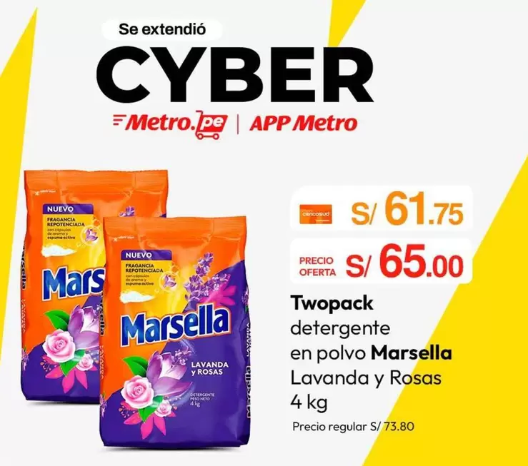 Marsella - detergente en polvo