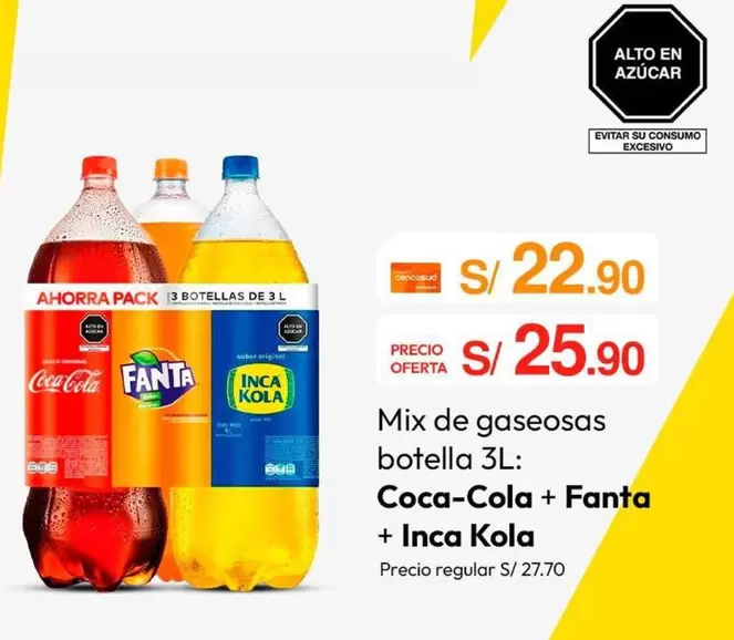 Coca-Cola -  + Fanta + Inca Kola