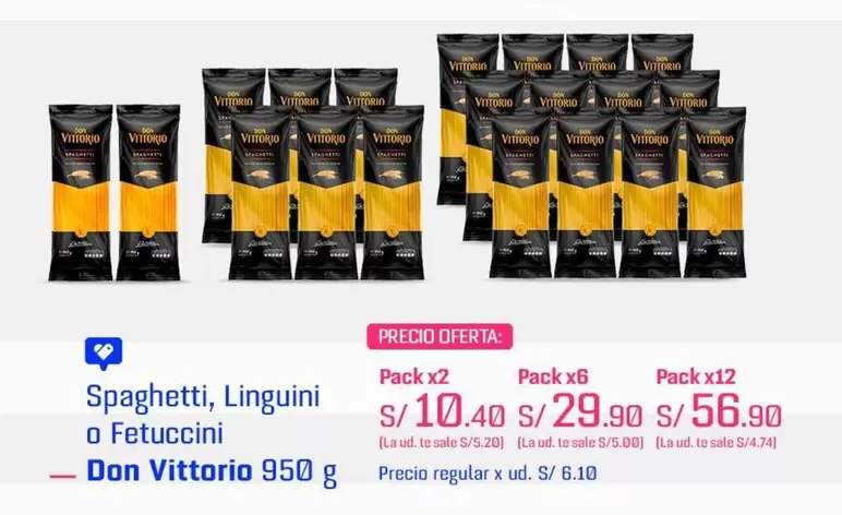 Don Vittorio - Spaghetti, Linguini o Fetuccini