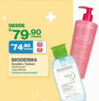 Bioderma - Sensibio / Sebium Gel Moussant y Agua Micelar