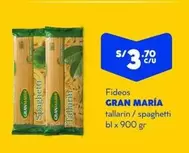 Gran María - tallarín / spaghetti