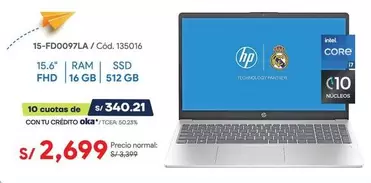 Hp - 15-FD0097LA
