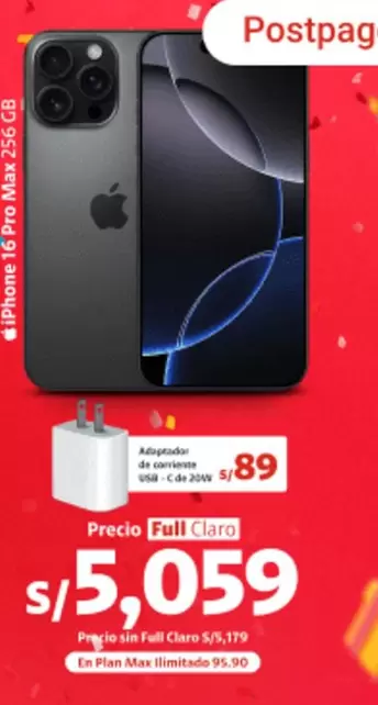 Pro    - 16 Pro Max 256 GB