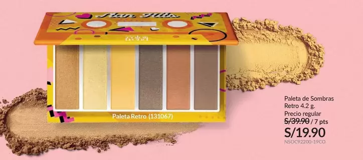 PTS - Paleta de Sombras Retro 4.2 g