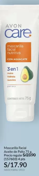 Avon - Mascarilla Facial