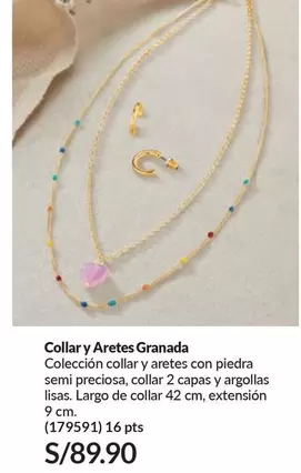 PTS - Collar y Aretes Granada