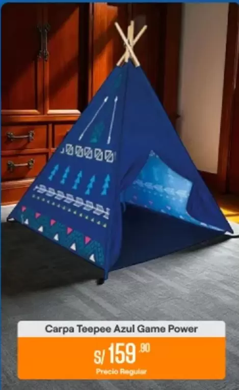 power - Carpa Teepee Azul Game Power
