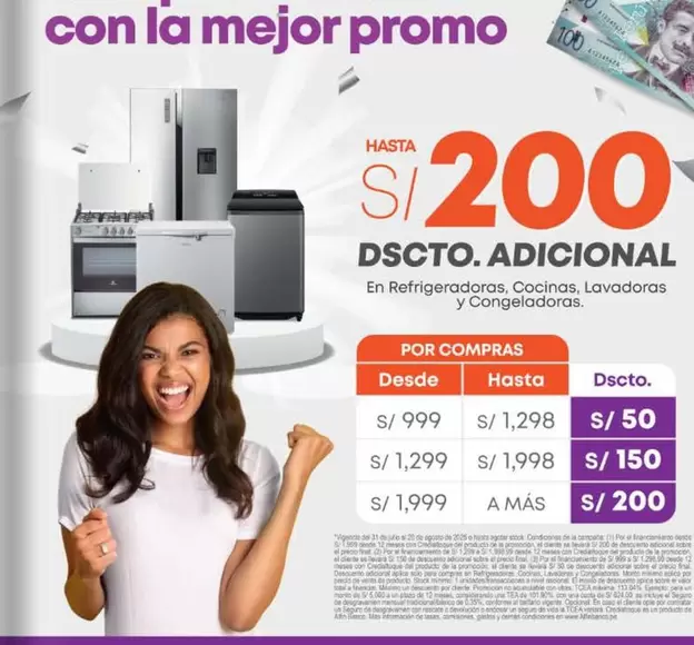 Solo - Refrigeradoras, Cocinas, Lavadoras y Congeladoras