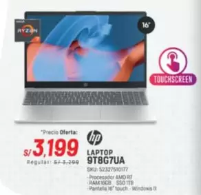 Hp - LAPTOP 9T8G7UA