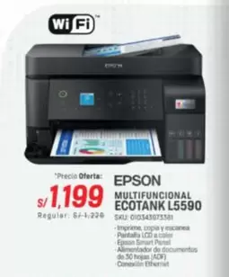 Epson - MULTIFUNCIONAL ECOTANK L5590