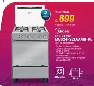 GN - COCINA 24" MGS24FS2LAAMB-PE
