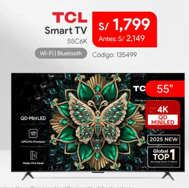 Smart -  TV 55C6K
