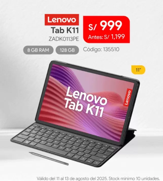 Lenovo - Tab K11