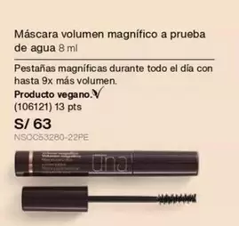 Una - Máscara volumen magnífico a prueba de agua