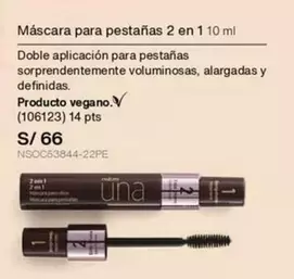 Una - Máscara para pestañas 2 en 1 10 ml