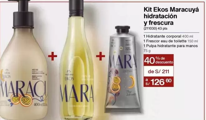 Ekos -  Maracuyá hidratación y frescura