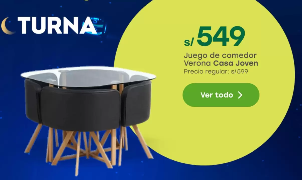 Casa Joven - Juego de comedor Verona