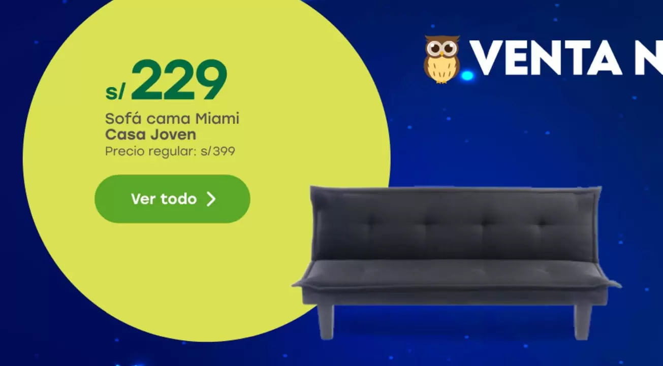 Casa Joven - Sofá cama Miami