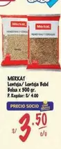 Merkat - Lenteja/ Lenteja Bebé