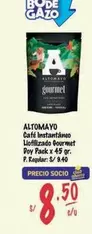 Altomayo - Café Instantáneo Liofilizado Gourmet Doy Pack x 45 gr.