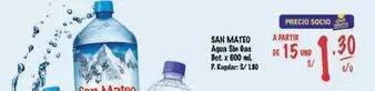 San Mateo - Agua Sin Gas