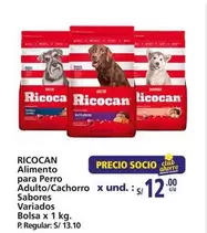 Ricocan - Alimento para Perro Adulto/Cachorro