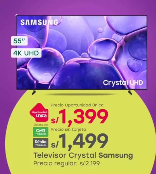 Samsung - Televisor Crystal