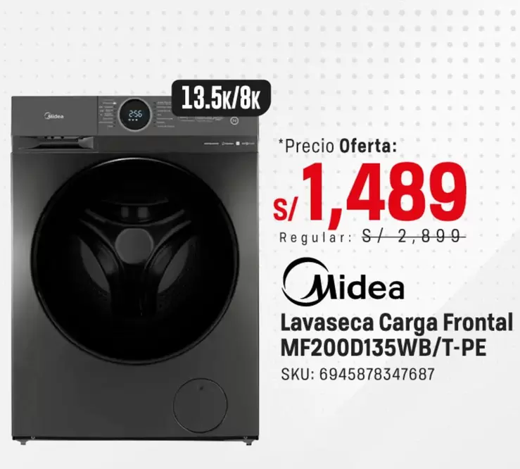 Lavaseca Carga Frontal MF200D135WB/T-PE