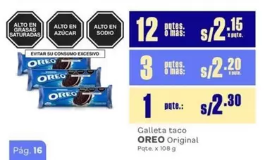 Oreo - Galleta taco