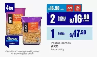 Aro - Pastas cortas