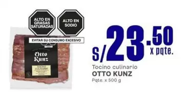 Otto Kunz - Tocino culinario