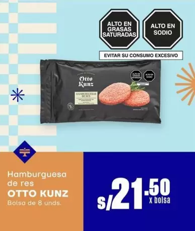 Otto Kunz - Hamburguesa de res
