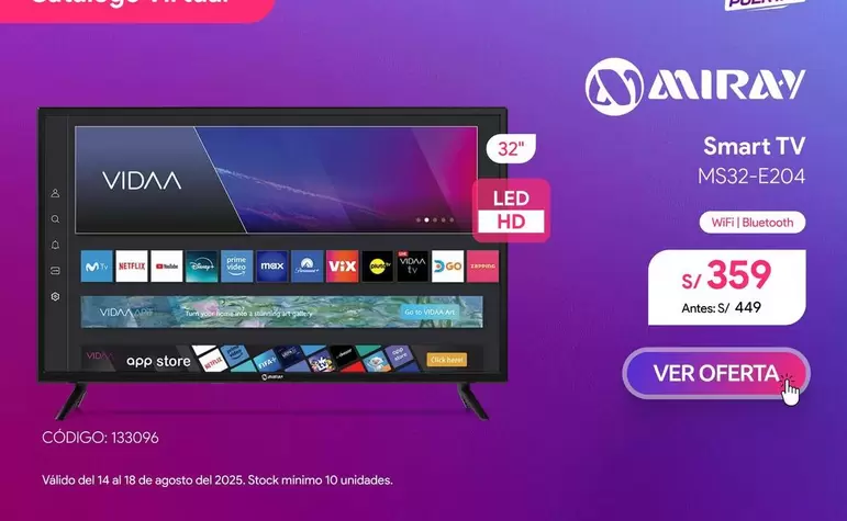 Vida - Smart TV MS32-E204