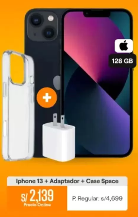 Iphone 13+ Adaptador + Case Space