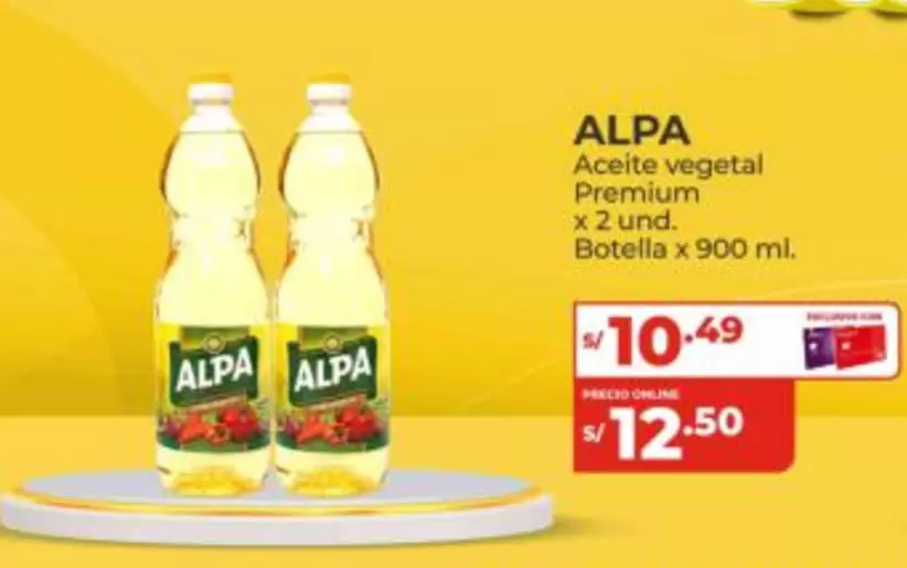 Aceite vegetal Premium