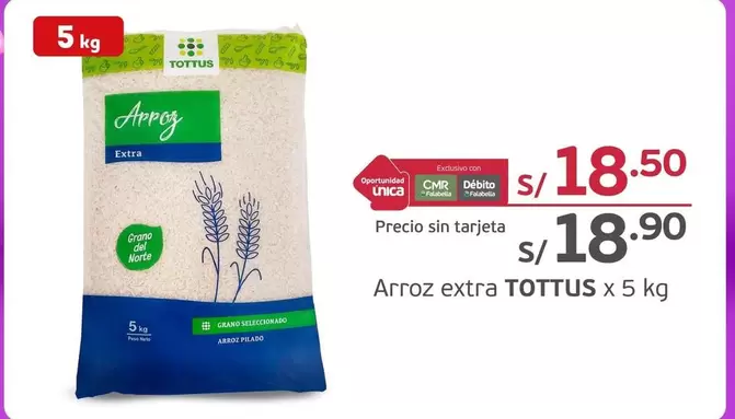 Tottus - Arroz extra
